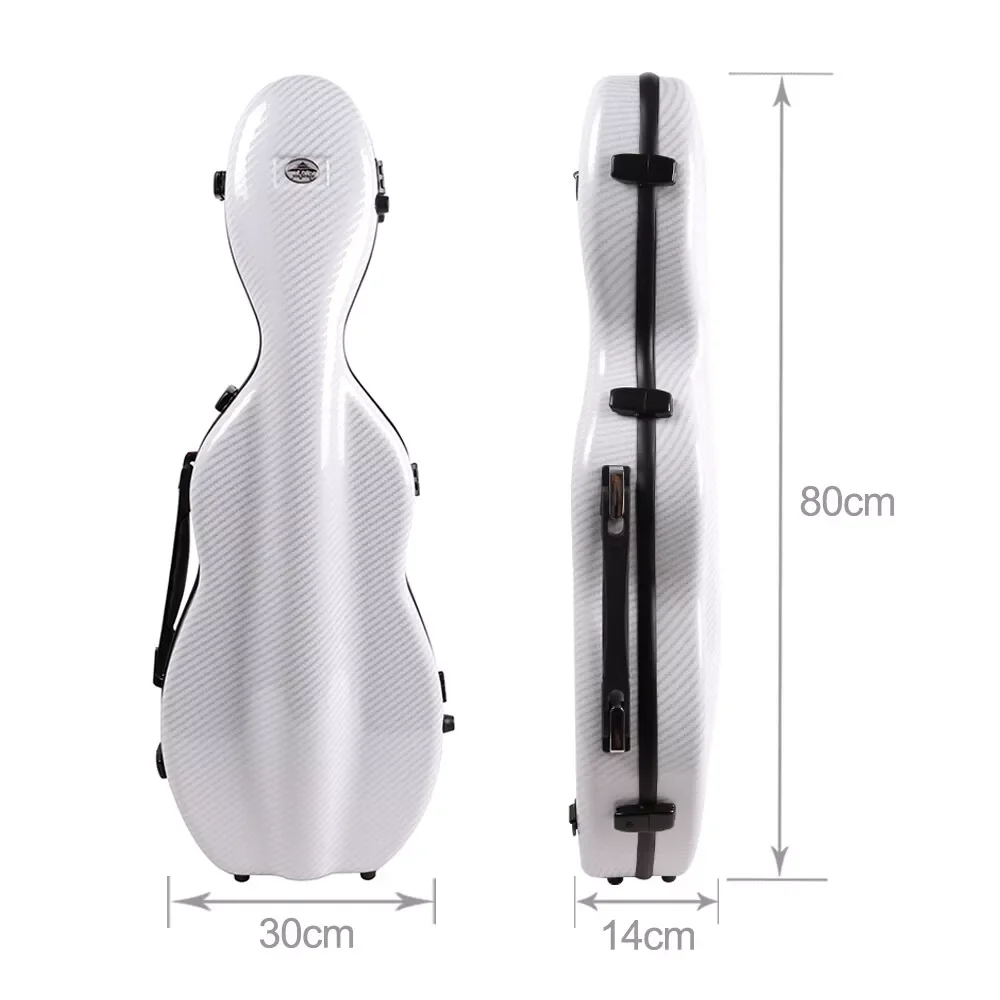 4/4 Size Violin Case Mixed Carbon fiber high strength Violin Box New Hard Shell
4/4 Size Violin Case Mixed Carbon fiber high strength Violin Box New Hard Shell
