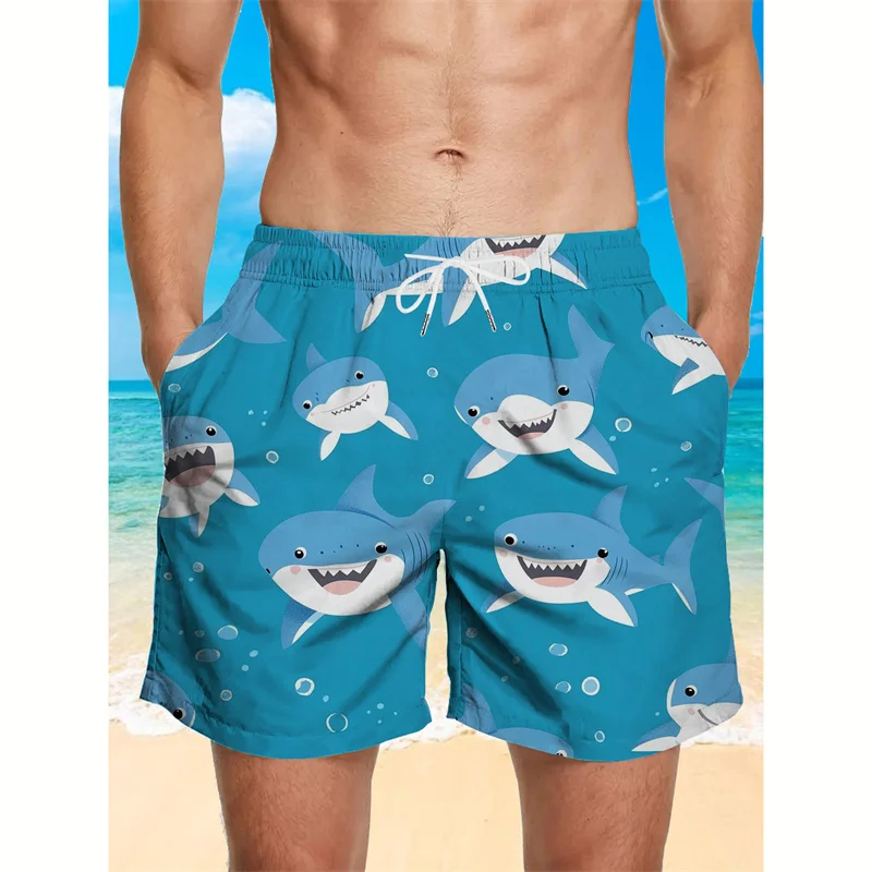 3d Printed Cartoon Shark Pattern Beach Shorts For Men Colorful Animal Graphic Swimming Trunks Summer Men's Hawaiian Board Shorts
3d Printed Cartoon Shark Pattern Beach Shorts For Men Colorful Animal Graphic Swimming Trunks Summer Men's Hawaiian Board Shorts