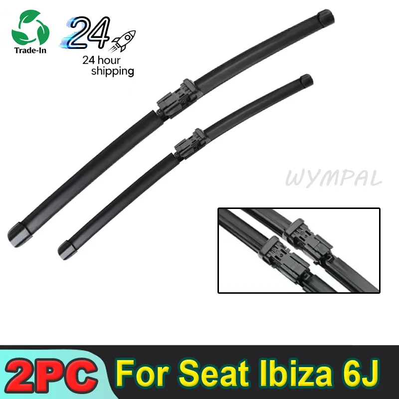 Комплект передних и задних щеток стеклоочистителя WYMPAL для Seat Ibiza 6J 2009-2012, щетки для лобового стекла, 24+16 дюймов
Комплект передних и задних щеток стеклоочистителя WYMPAL для Seat Ibiza 6J 2009-2012, щетки для лобового стекла, 24+16 дюймов