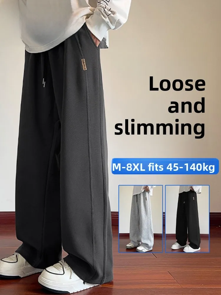 Mo Cha Trendy Large Size Casual Pants Men's Spring Autumn Loose Straight Leg Sports Wide Leg Long Trousers Casual Sle
Mo Cha Trendy Large Size Casual Pants Men's Spring Autumn Loose Straight Leg Sports Wide Leg Long Trousers Casual Sle