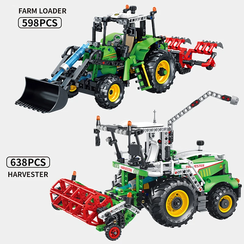 MOC Farm Loader Building Blocks City Harvester Engineering Vehicle Bricks Puzzle Toys Kids Gift
MOC Farm Loader Building Blocks City Harvester Engineering Vehicle Bricks Puzzle Toys Kids Gift
