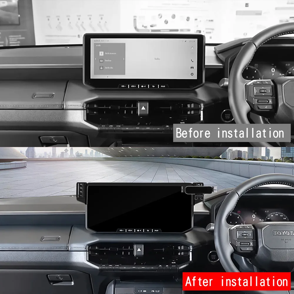 For Toyota Hilux 2026 Car Center Console Navigation Screen Mobile Phone Stand Anti-shake Holder Car Interior Accessories
For Toyota Hilux 2026 Car Center Console Navigation Screen Mobile Phone Stand Anti-shake Holder Car Interior Accessories