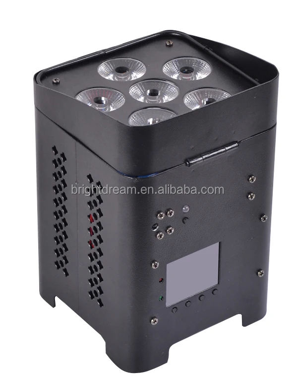 Беспроводной светодиодный аккумулятор Par Light 6 шт. X 18 Вт 6 в 1 RGBWY UV Dmx512 Светодиодное мытье сценическое освещение Дистанционное управление через приложение Wi-Fi
Беспроводной светодиодный аккумулятор Par Light 6 шт. X 18 Вт 6 в 1 RGBWY UV Dmx512 Светодиодное мытье сценическое освещение Дистанционное управление через приложение Wi-Fi