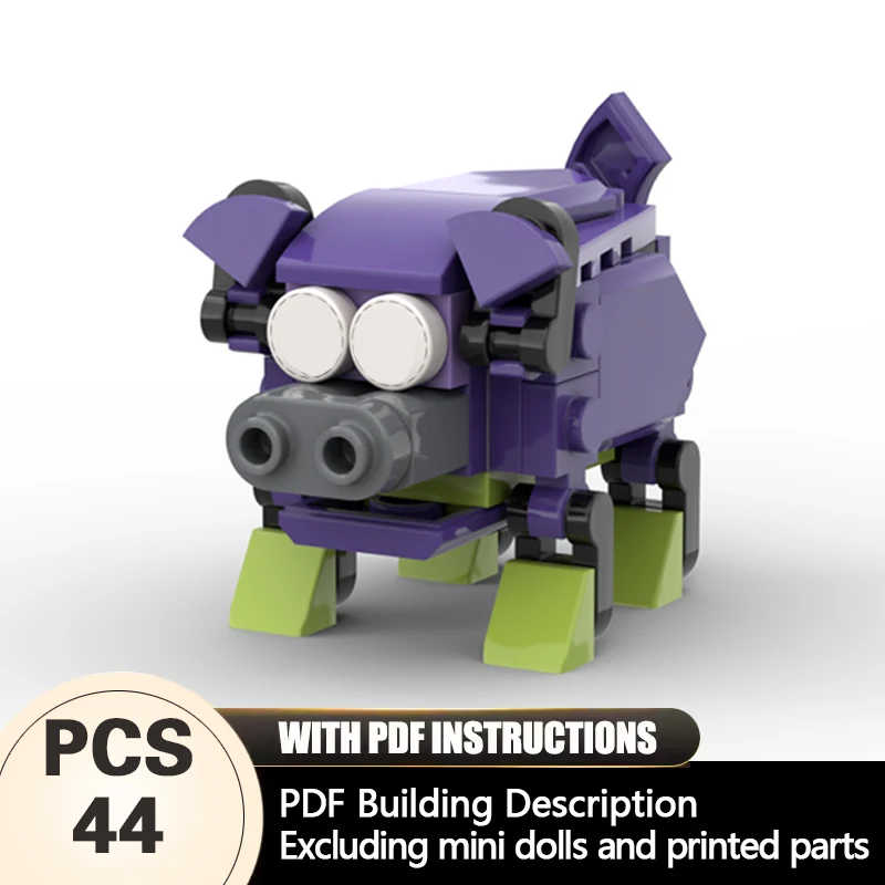 Creators Animal Series Model MOC Building Bricks Purple Pig Modular Technology Gifts Holiday Assemble Children Toys Suit
Creators Animal Series Model MOC Building Bricks Purple Pig Modular Technology Gifts Holiday Assemble Children Toys Suit