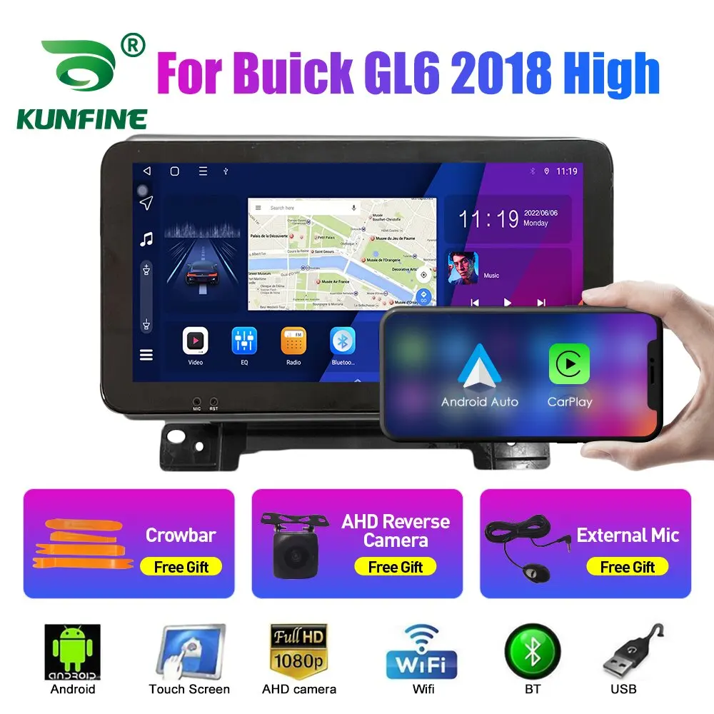 Автомобильный радиоприемник 10,33 дюймов для Buick GL6 2018 2Din Android Восьмиядерный автомобильный стерео DVD GPS навигатор плеер QLED экран Carplay
Автомобильный радиоприемник 10,33 дюймов для Buick GL6 2018 2Din Android Восьмиядерный автомобильный стерео DVD GPS навигатор плеер QLED экран Carplay