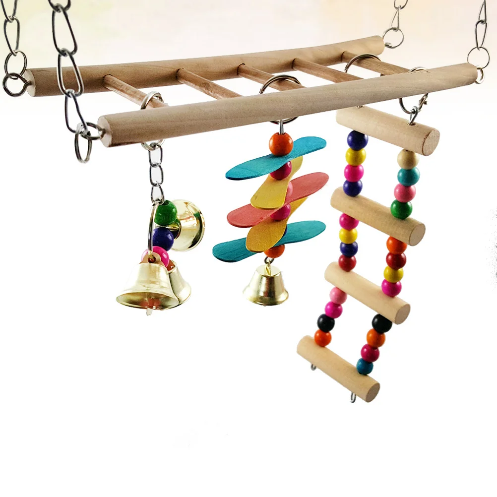 1pc Wooden Stair Swing Stand Creative Colorful Wall Decoration for Pet Parrot Bird Perching 30x23cm Swing Stand for Birds
1pc Wooden Stair Swing Stand Creative Colorful Wall Decoration for Pet Parrot Bird Perching 30x23cm Swing Stand for Birds
