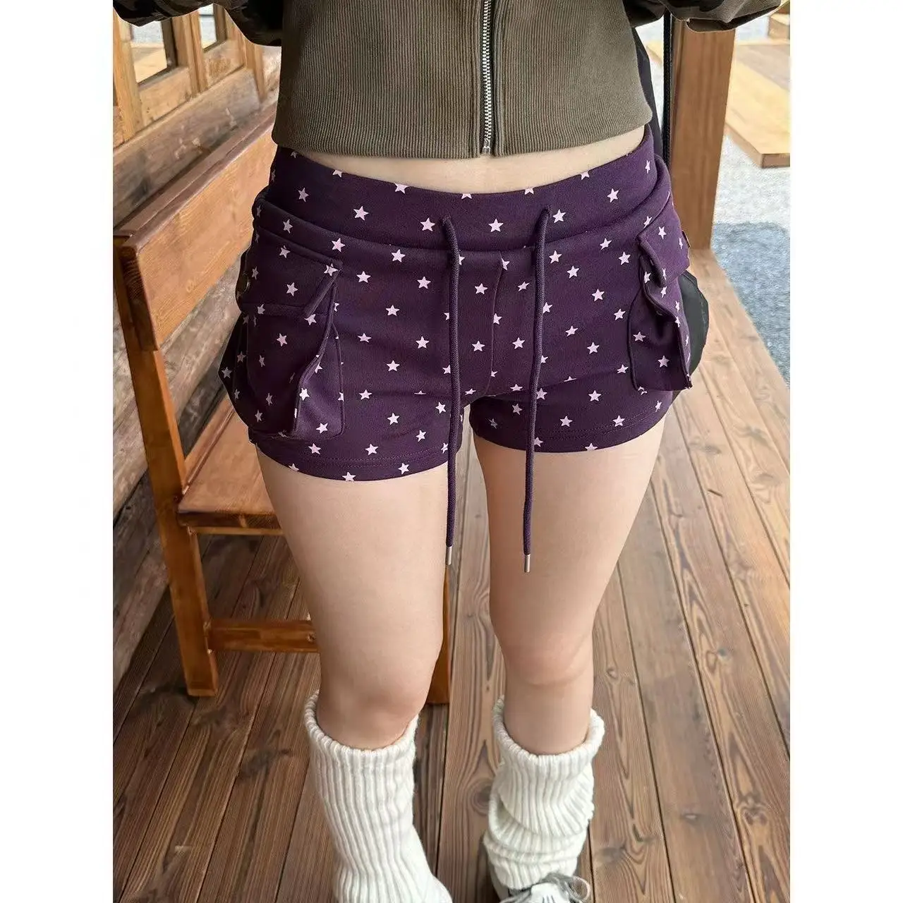Summmr Women American Retro Juminocore Cargo Shorts Tide Abi Y2K Japanese Harajuku 2000s Hot Pants High Street Korean College
Summmr Women American Retro Juminocore Cargo Shorts Tide Abi Y2K Japanese Harajuku 2000s Hot Pants High Street Korean College