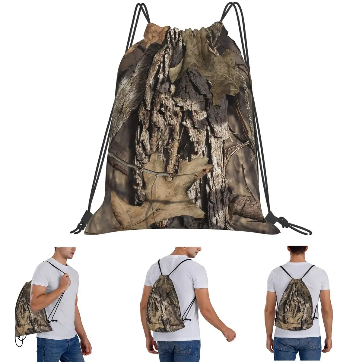 Real Tree Camouflage Camo Pattern Backpacks Portable Drawstring Bags Sports Bag Book Bags for Man Woman Students
Real Tree Camouflage Camo Pattern Backpacks Portable Drawstring Bags Sports Bag Book Bags for Man Woman Students