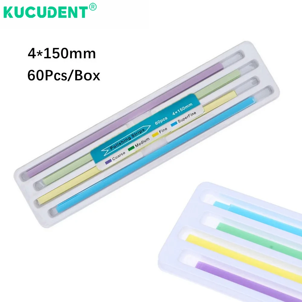 60Pcs/Box Dental Polishing Strips Stick Composite Resin Teeth Grinding Sanding Shaping Whitening Abrasive Dentistry Lab Material
60Pcs/Box Dental Polishing Strips Stick Composite Resin Teeth Grinding Sanding Shaping Whitening Abrasive Dentistry Lab Material