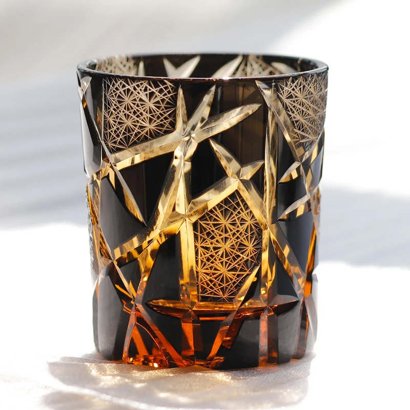 Edo Kiriko Drinking Glass Old Fashioned Crystal Whisky Cup For Scotch Bourbon Hand Cut Design Cocktail Glass With Gift Box 1PC
Edo Kiriko Drinking Glass Old Fashioned Crystal Whisky Cup For Scotch Bourbon Hand Cut Design Cocktail Glass With Gift Box 1PC