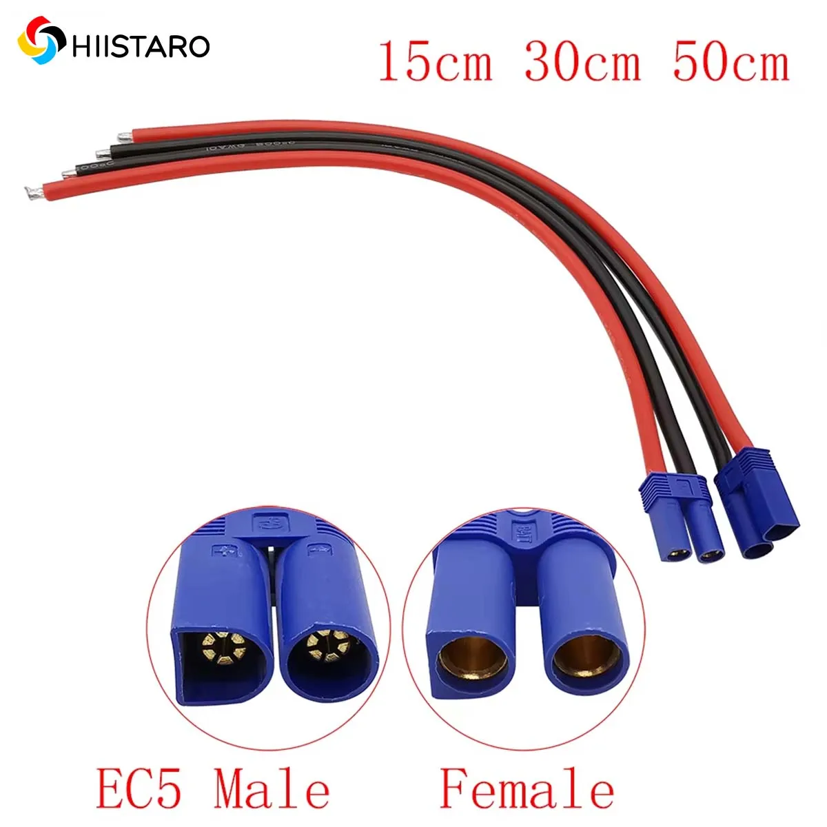 1Pcs EC5 Male/Female Connector Cable 10AWG Silicone Wire 15/30/50CM for RC Lipo Battery
1Pcs EC5 Male/Female Connector Cable 10AWG Silicone Wire 15/30/50CM for RC Lipo Battery