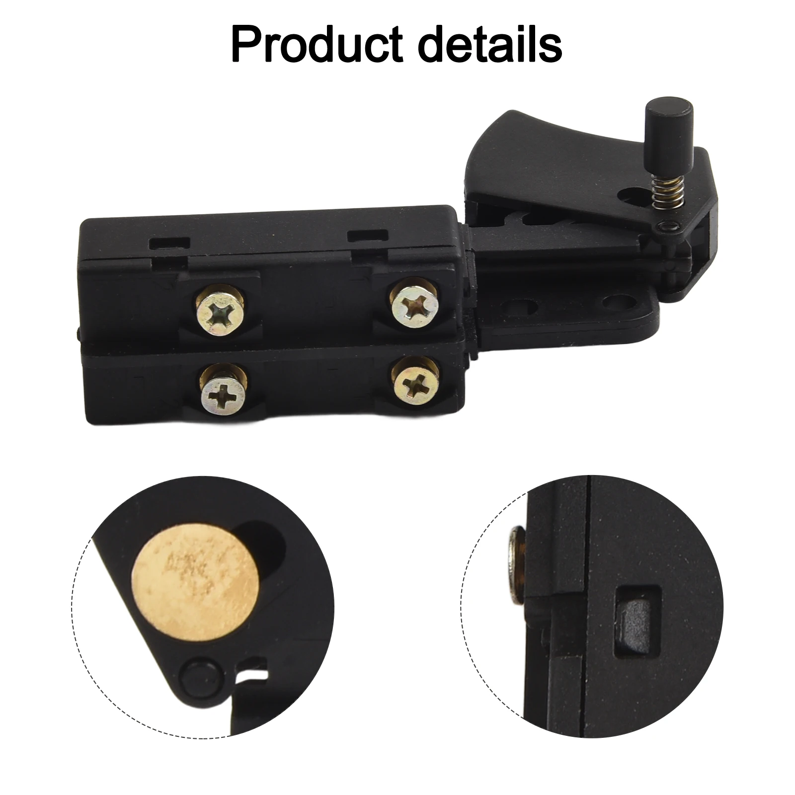 Efficient Power Management Switch Trigger Switch 0.9 Inch 22MM*3.2 Inch 81MM Replacement Switch Quick Installation
Efficient Power Management Switch Trigger Switch 0.9 Inch 22MM*3.2 Inch 81MM Replacement Switch Quick Installation