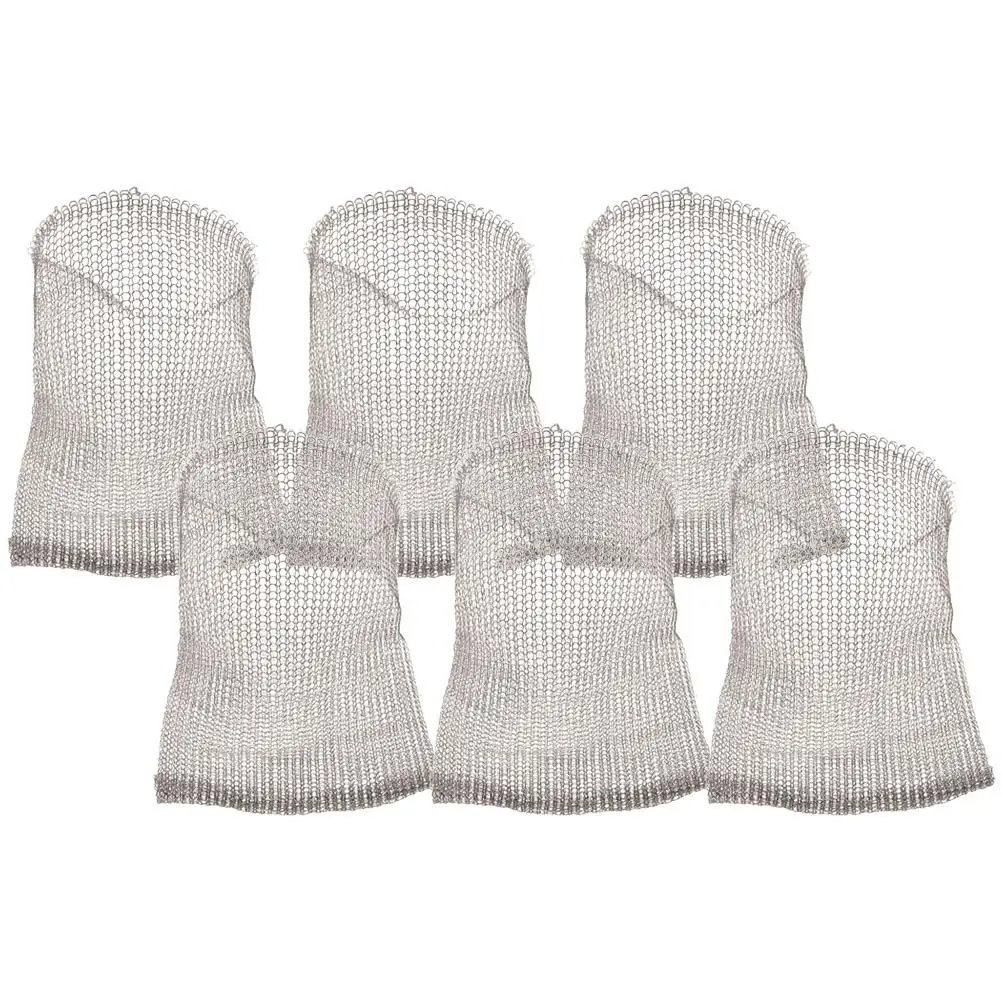 6 Pcs Stainless Steel Mesh Bag Agricultural Net Plant Root Protective Tools Hamper Bags for Guard Flower Protection Basket
6 Pcs Stainless Steel Mesh Bag Agricultural Net Plant Root Protective Tools Hamper Bags for Guard Flower Protection Basket