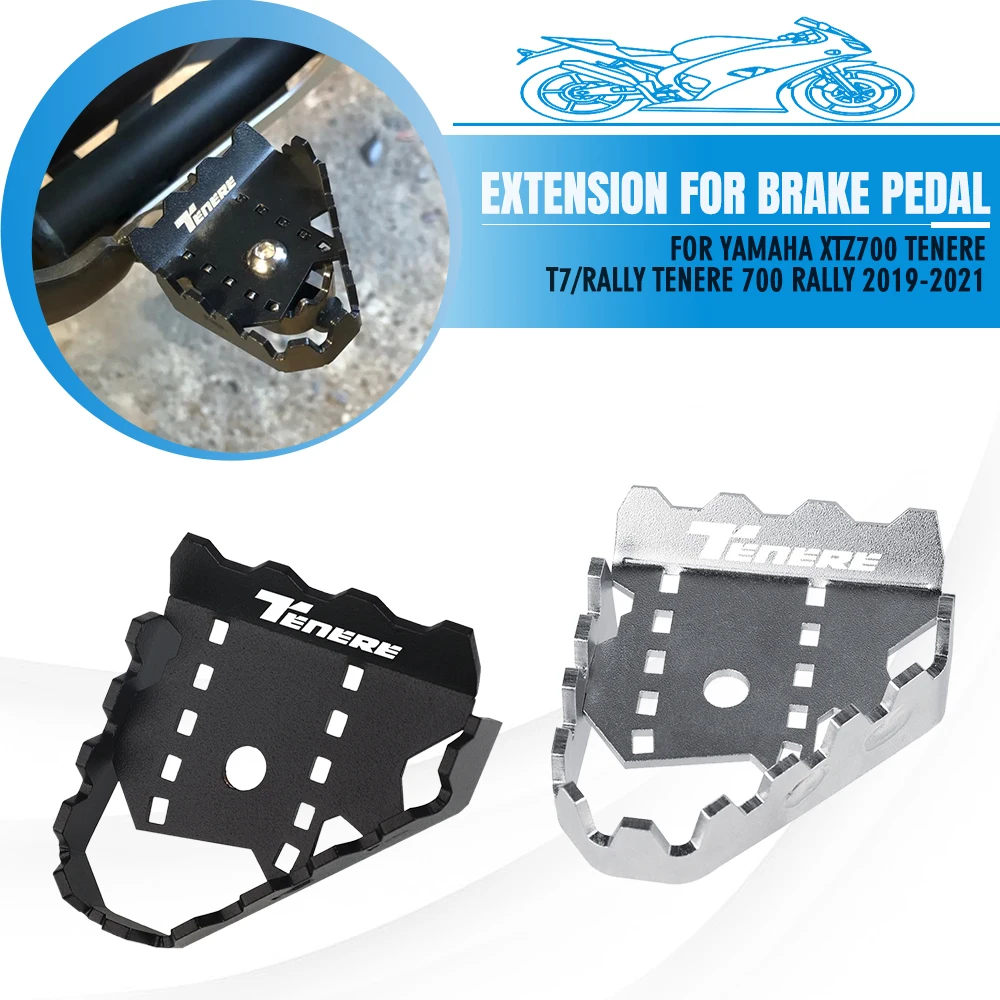 Motorcycle Rear Foot Brake Lever Peg Pad For Yamaha XTZ700 Tenere T7/Rally Tenere 700 Rally 2019-2021 Extension Enlarge Extender
Motorcycle Rear Foot Brake Lever Peg Pad For Yamaha XTZ700 Tenere T7/Rally Tenere 700 Rally 2019-2021 Extension Enlarge Extender