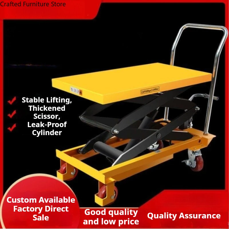Manual Hydraulic Lift Trolley Platform Scissor-type Lift Trolley Structure Commercial Furniture Carrello Di Sollevamento ZY40TC
Manual Hydraulic Lift Trolley Platform Scissor-type Lift Trolley Structure Commercial Furniture Carrello Di Sollevamento ZY40TC