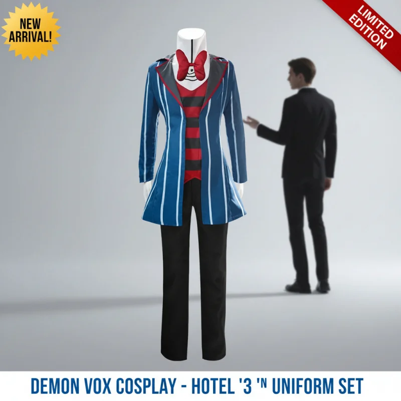 ☆SunlCos Vox Cosplay Anime Hotel 3 Costume Set Trench Coat Hat Uniform Unisex Halloween Party Outfit for Men Women☆
☆SunlCos Vox Cosplay Anime Hotel 3 Costume Set Trench Coat Hat Uniform Unisex Halloween Party Outfit for Men Women☆