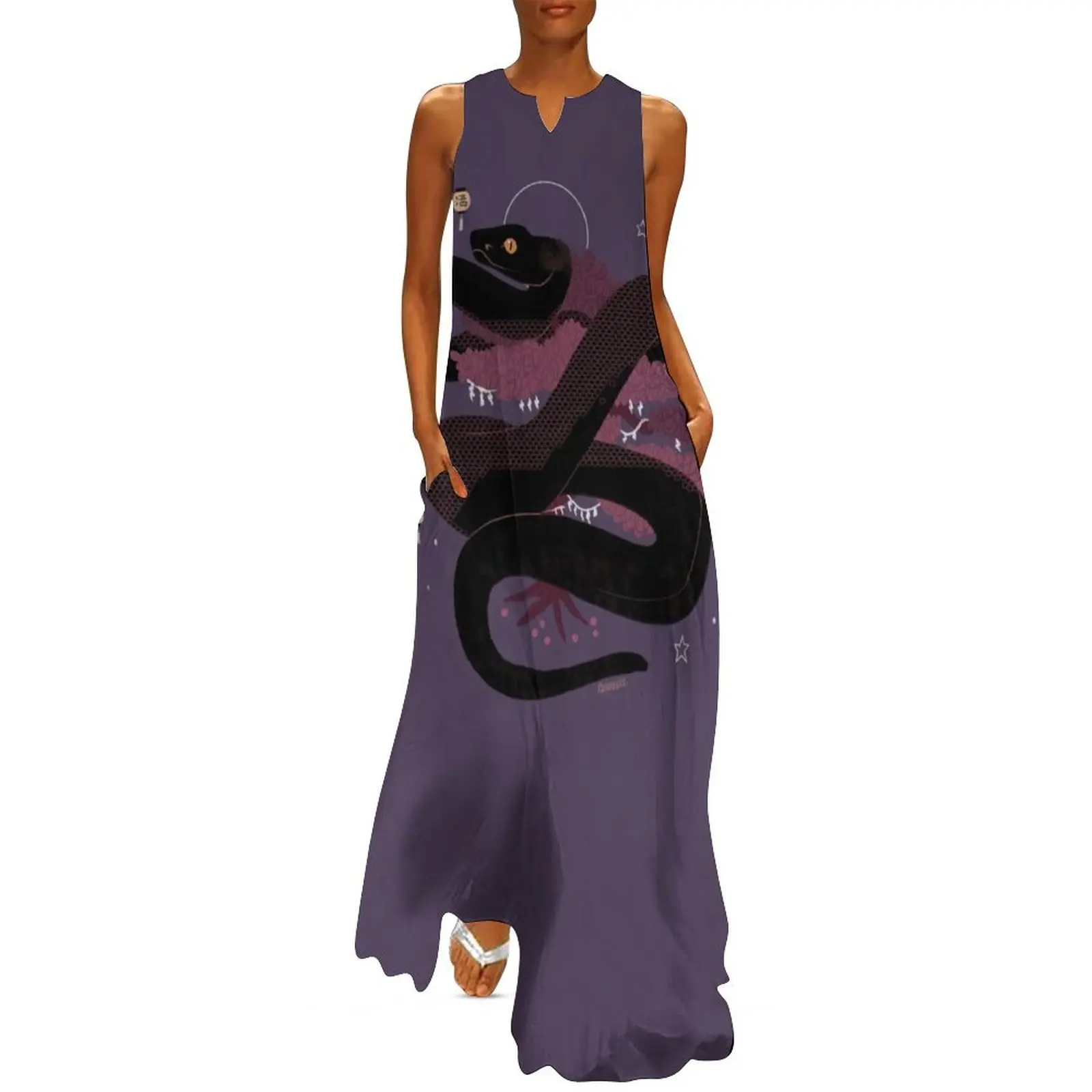 Familiar - Tokara Habu Long Dress Women's evening dress dress korean style dresses summer woman 2025
Familiar - Tokara Habu Long Dress Women's evening dress dress korean style dresses summer woman 2025
