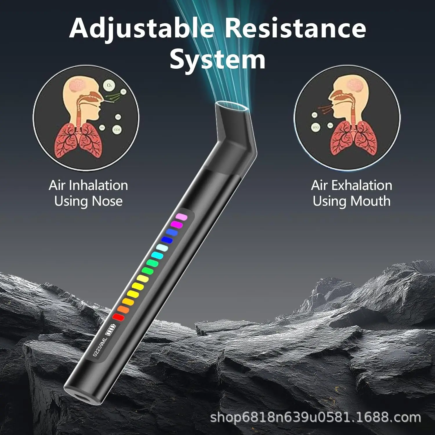 Vital Capacity Breathing Trainer Abdominal Lung Function Exercise Lung Muscle Slow Resistance Exercise Yoga Practice Portable
Vital Capacity Breathing Trainer Abdominal Lung Function Exercise Lung Muscle Slow Resistance Exercise Yoga Practice Portable