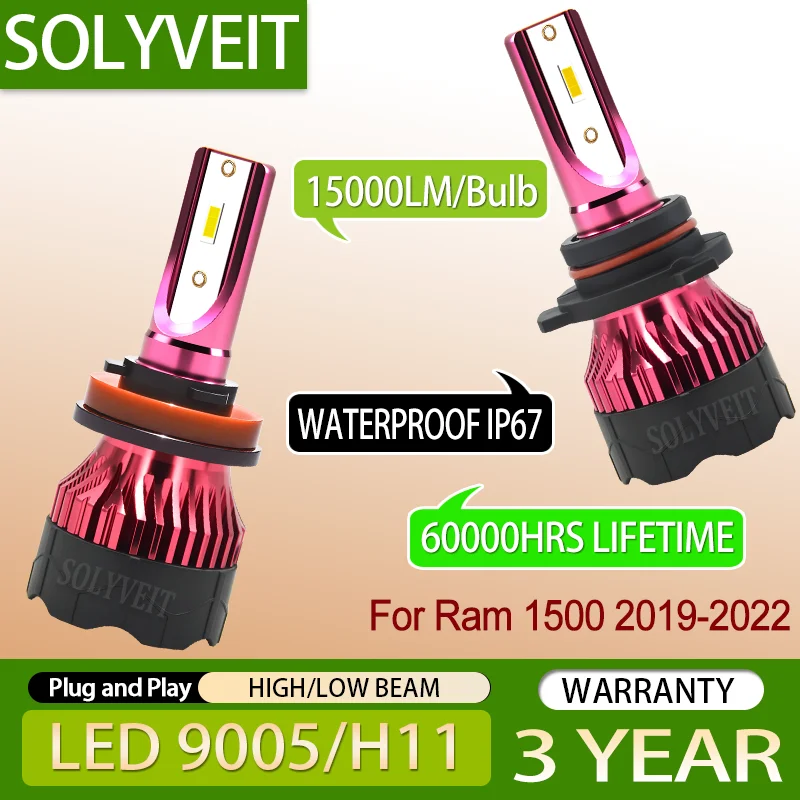 Enhanced Brightness High-Intensity Shockproof Simple Setup 9005 H11 LED HIGH LOW BEAM HEADLAMP FOR Ram 1500 2019 2020 2021 2022
Enhanced Brightness High-Intensity Shockproof Simple Setup 9005 H11 LED HIGH LOW BEAM HEADLAMP FOR Ram 1500 2019 2020 2021 2022