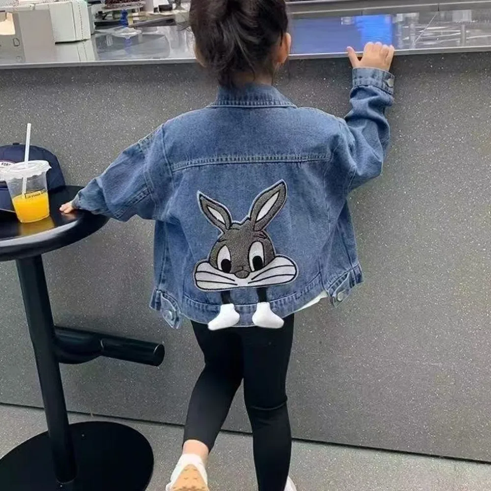Kids Girls Denim Coat 2025 Spring and Autumn Jacket New Children's Cartoon Casual Jacket Baby Top Fashionable 90-150CM
Kids Girls Denim Coat 2025 Spring and Autumn Jacket New Children's Cartoon Casual Jacket Baby Top Fashionable 90-150CM