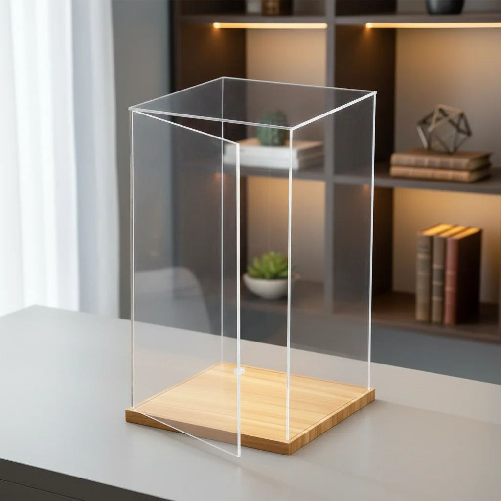 New Transparent Acrylic Acrylic Display Case Stackable Design No-glue Assembly Model Display Case Wooden Bottom Dustproof Cover
New Transparent Acrylic Acrylic Display Case Stackable Design No-glue Assembly Model Display Case Wooden Bottom Dustproof Cover
