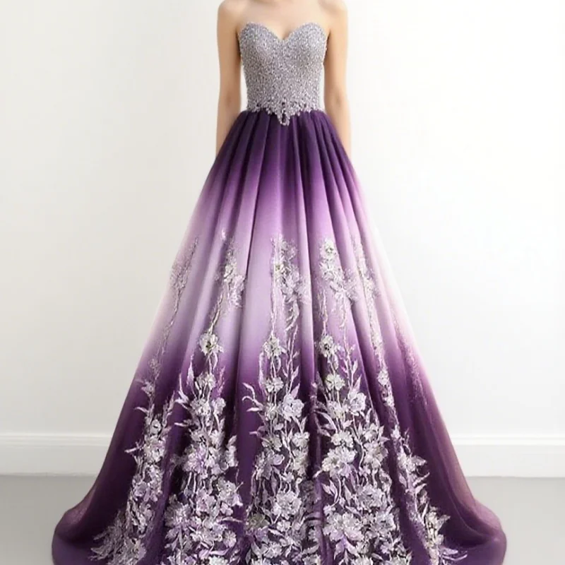 A-Line Prom Dresses With Lilac Flowers Tulle Appliques Sleeveless Evening Gowns Formal Celebrity Red Carpet Dresses Customized
A-Line Prom Dresses With Lilac Flowers Tulle Appliques Sleeveless Evening Gowns Formal Celebrity Red Carpet Dresses Customized