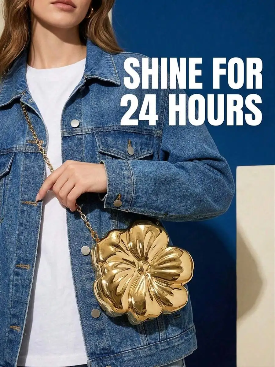 Floral Shape Gold Tone Shoulder Bag For Party Evening Wedding Prom
Floral Shape Gold Tone Shoulder Bag For Party Evening Wedding Prom