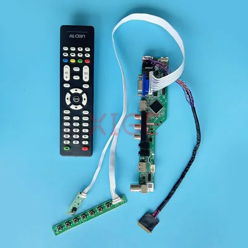Плата контроллера драйвера для B125XW01 V.0/V0 B125XW02 V.0, комплект экрана ноутбука 1366x768, аналоговый телевизор HDMI + VGA + AV + USB 12,5 дюйма, 40-контактный LVDS
Плата контроллера драйвера для B125XW01 V.0/V0 B125XW02 V.0, комплект экрана ноутбука 1366x768, аналоговый телевизор HDMI + VGA + AV + USB 12,5 дюйма, 40-контактный LVDS