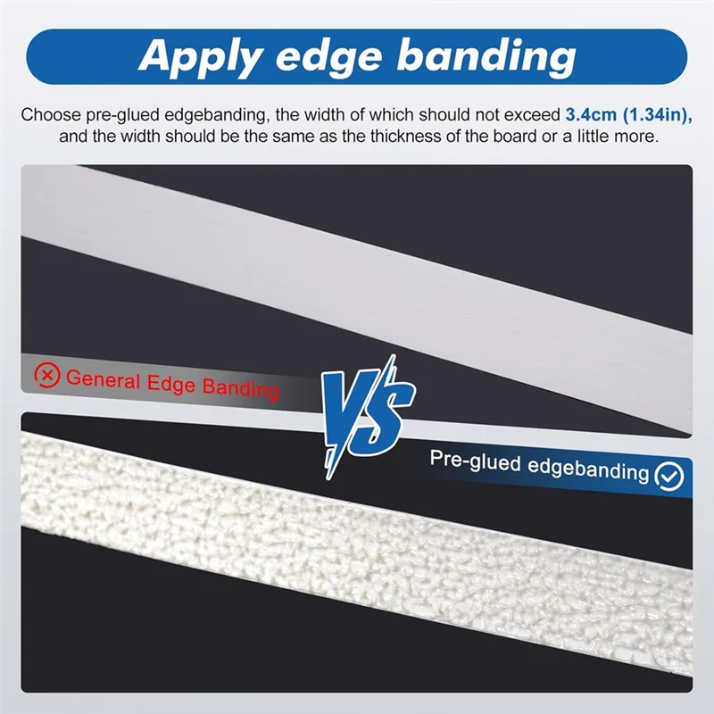 Edge Banding Machine Hot Air Edge Banding Machine Portable Edge Banding Machine Track Guided US Plug New
Edge Banding Machine Hot Air Edge Banding Machine Portable Edge Banding Machine Track Guided US Plug New