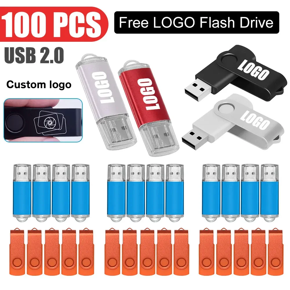100Pcs/lot USB 2.0 Flash Drive 4GB 8GB Pen Drive 128MB Usb Sticks 1GB 2GB Pendrives 16GB Memory Flash 32GB 64GB U Disk Free Logo
100Pcs/lot USB 2.0 Flash Drive 4GB 8GB Pen Drive 128MB Usb Sticks 1GB 2GB Pendrives 16GB Memory Flash 32GB 64GB U Disk Free Logo