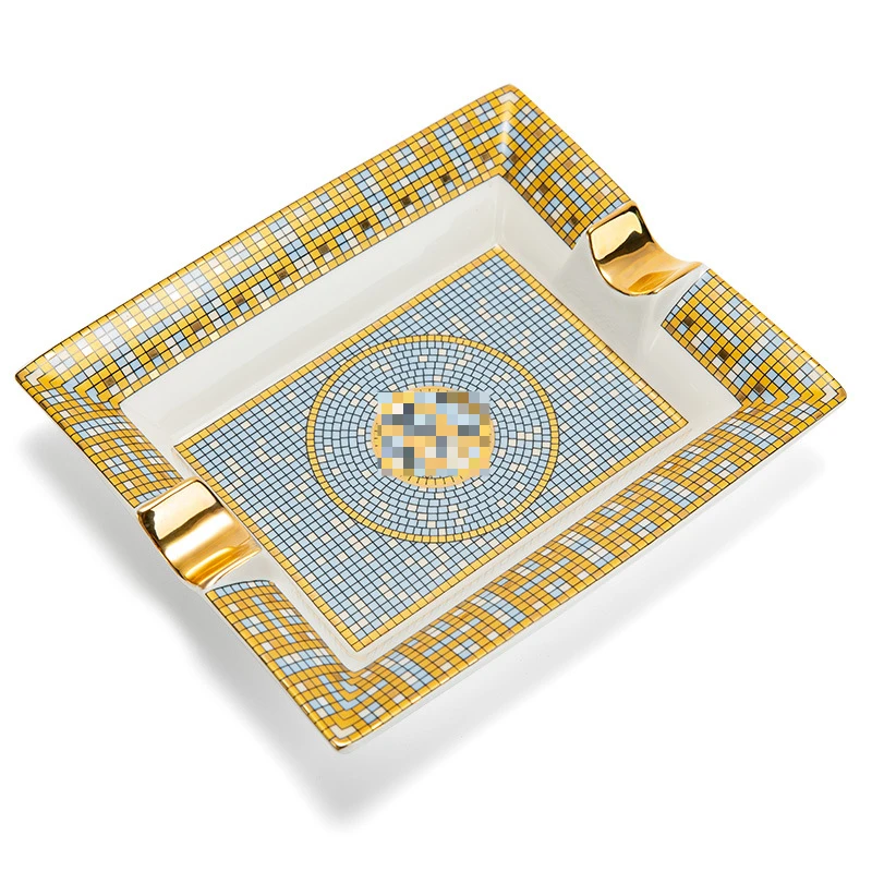 H Pattern Cigar Ceramic Ashtray Large Smoke Slot Fashionable and Durable Living Room Household Smoke Extinguisher
H Pattern Cigar Ceramic Ashtray Large Smoke Slot Fashionable and Durable Living Room Household Smoke Extinguisher