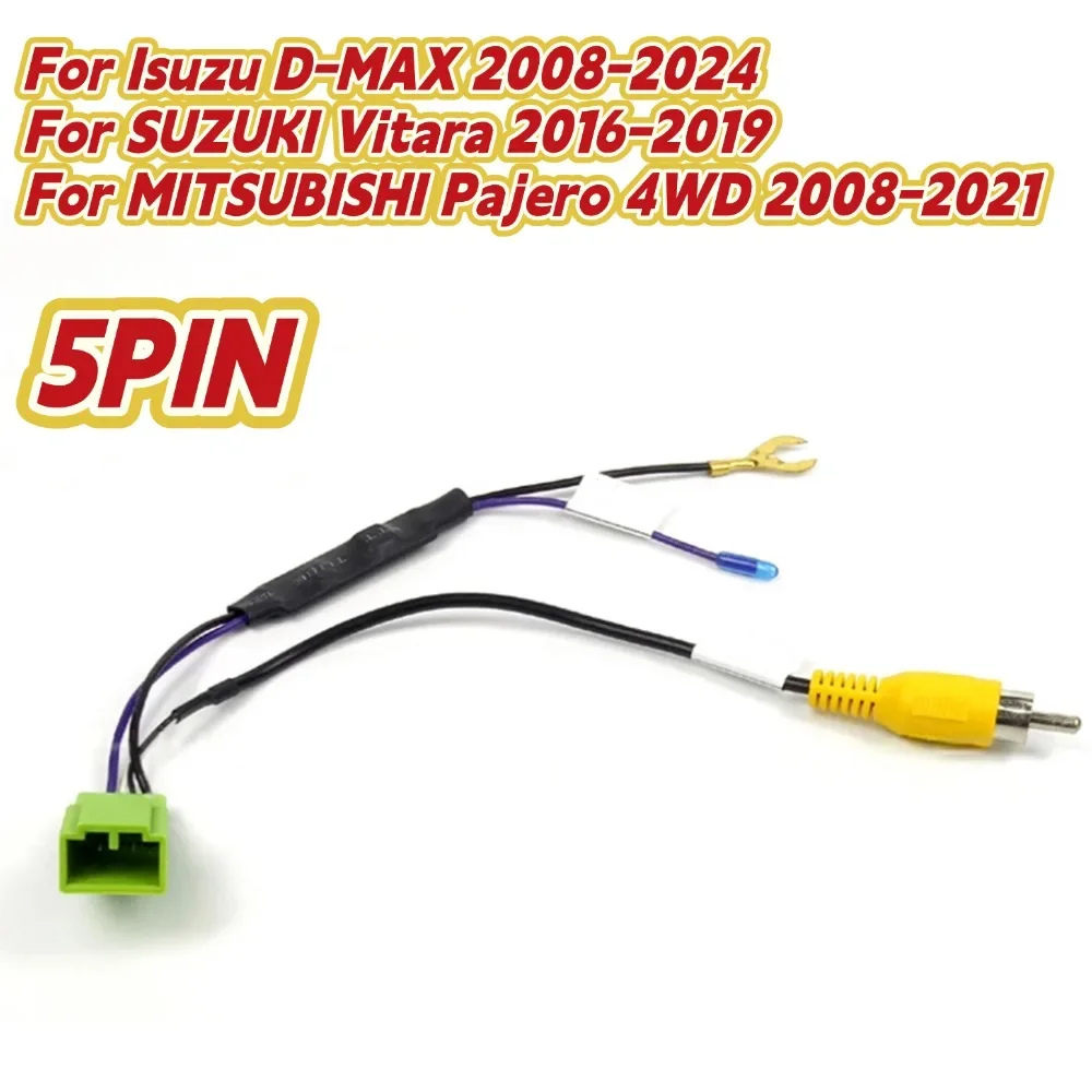 Car Radio Rear View Camera 12V Convert Adapter Cable 5-Pin For Isuzu D-MAX For Suzuki Vitara For Mitsubishi Pajero 4WD
Car Radio Rear View Camera 12V Convert Adapter Cable 5-Pin For Isuzu D-MAX For Suzuki Vitara For Mitsubishi Pajero 4WD