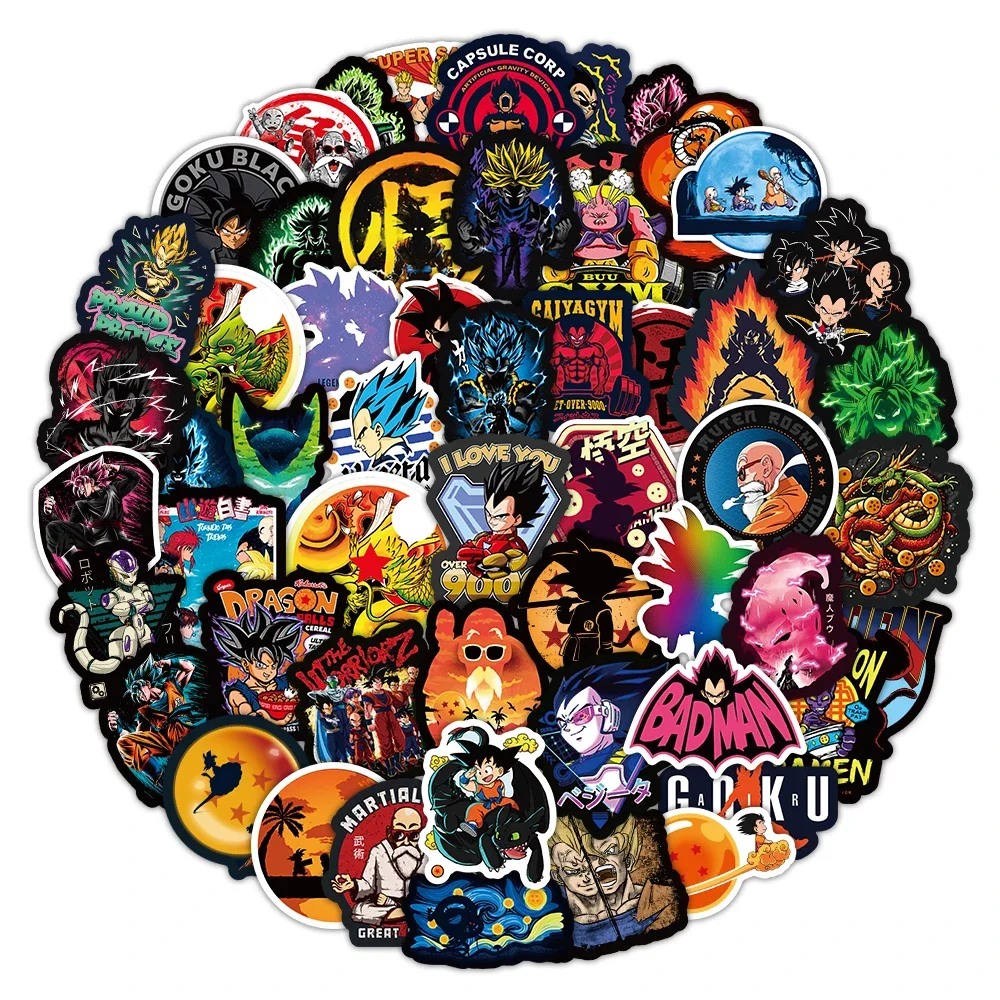 100PCS Anime Dragon Ball Stickers Graffiti Funny Waterproof Motorcycle Phone Luggage Suitcase Fridge Cartoon Decals Toys Gifts
100PCS Anime Dragon Ball Stickers Graffiti Funny Waterproof Motorcycle Phone Luggage Suitcase Fridge Cartoon Decals Toys Gifts