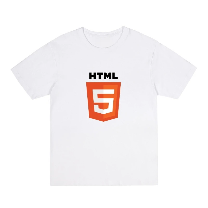 HTML5 IT Pure Cotton T-shirt Short Sleeve Men Silicon Valley American Drama Martin Starr Same Programmer
HTML5 IT Pure Cotton T-shirt Short Sleeve Men Silicon Valley American Drama Martin Starr Same Programmer