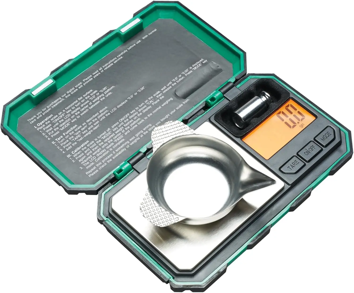 Высокоточные цифровые весы на 1500 гран с легко читаемым дисплеем и прочной конструкцией
Высокоточные цифровые весы на 1500 гран с легко читаемым дисплеем и прочной конструкцией