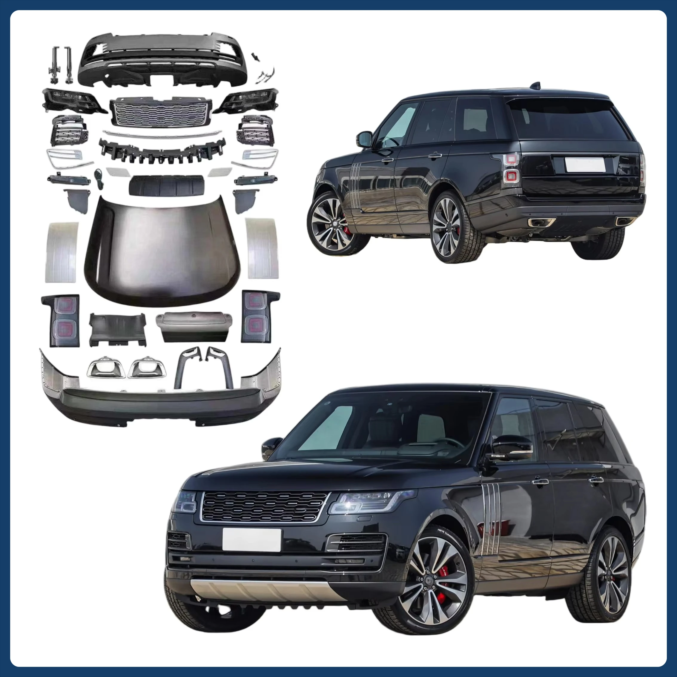 Easy Installation BodyKit for Land Rover 2013-2017 Upgrade 2020+ SVA L494 Facelift Bumper Headlight Hood Accessories
Easy Installation BodyKit for Land Rover 2013-2017 Upgrade 2020+ SVA L494 Facelift Bumper Headlight Hood Accessories