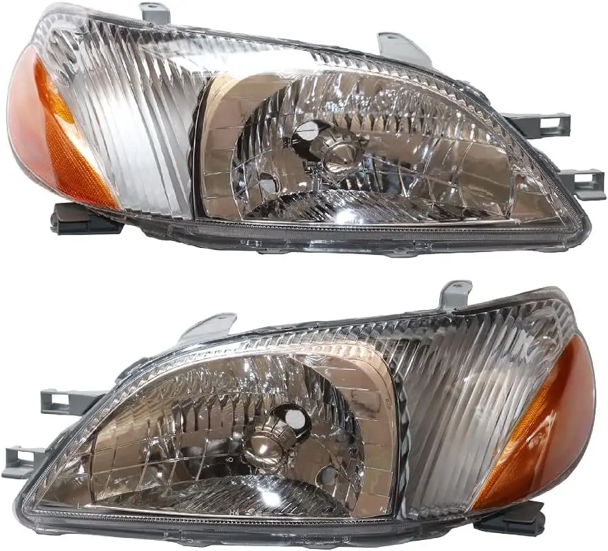 For 2000 2001 2002Toyota Echo Headlight Assembly Left Driver and Right Passenger Side Headlights Replacement Pair Halogen Headla
For 2000 2001 2002Toyota Echo Headlight Assembly Left Driver and Right Passenger Side Headlights Replacement Pair Halogen Headla