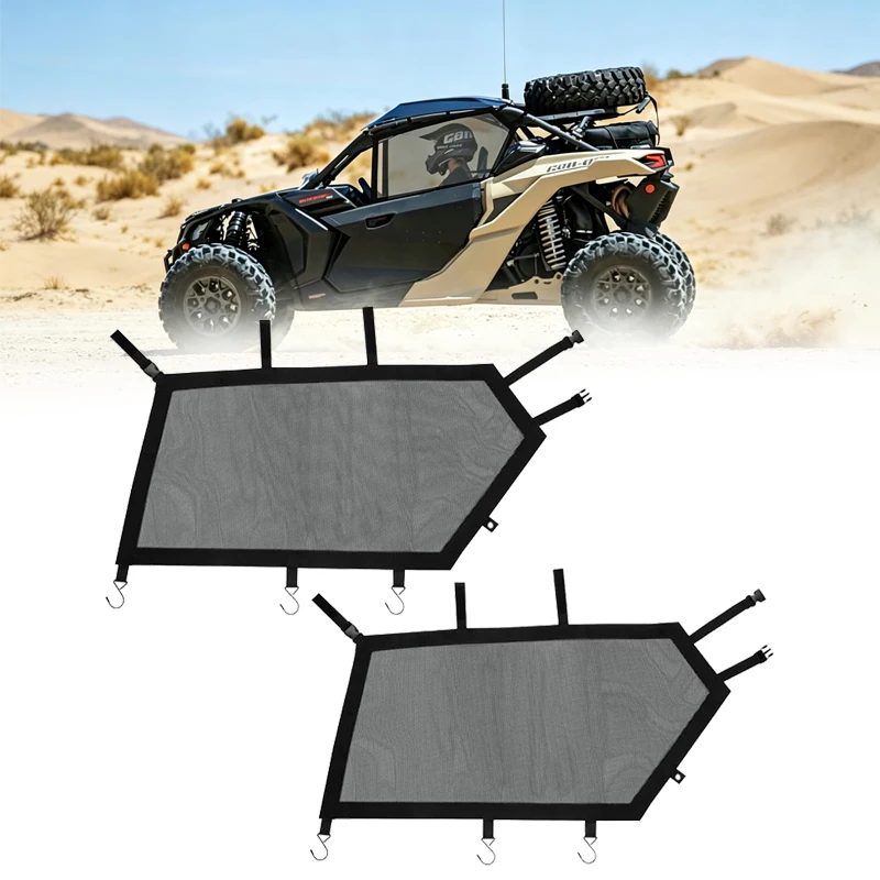 X3 UTV Side Window Sun Shade Mesh Net Dustproof Windproof Protective Door Panel For Can Am Maverick X3 & X3 Max Front Window
X3 UTV Side Window Sun Shade Mesh Net Dustproof Windproof Protective Door Panel For Can Am Maverick X3 & X3 Max Front Window