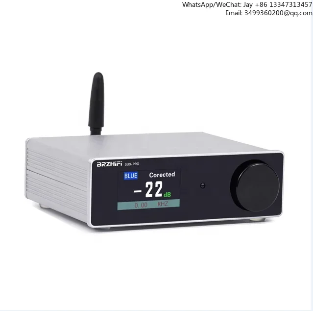 SU9PRO BT 5.4 USB HIFI Decoder Car Home Digital-to-Analog Converter Dual Core ES9038
SU9PRO BT 5.4 USB HIFI Decoder Car Home Digital-to-Analog Converter Dual Core ES9038