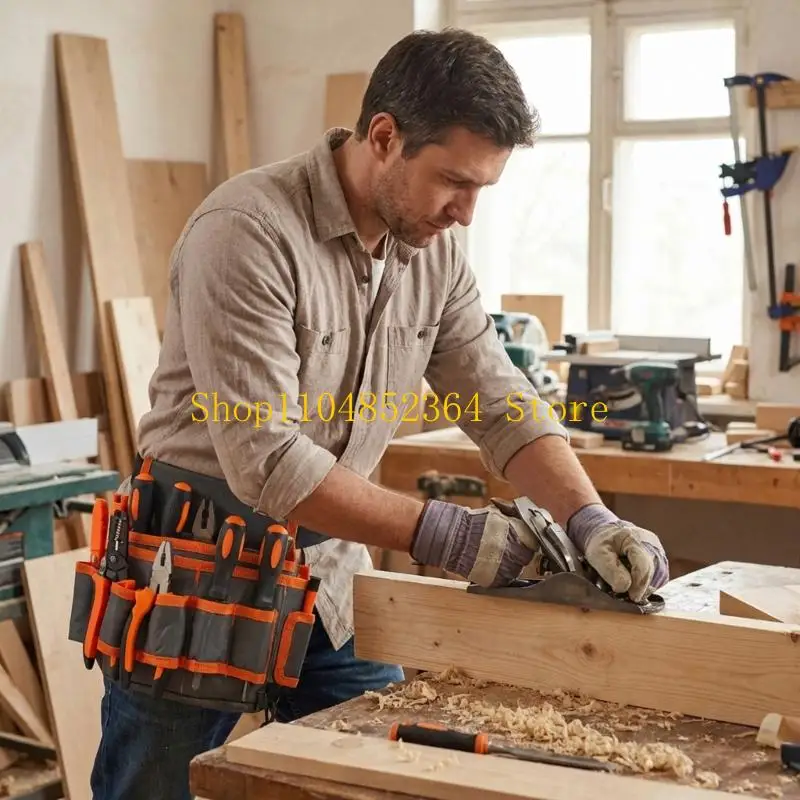 652F Electrician Tool Tool Belt Pouches Multiple Pockets Tool Organizers Attachment for Technician Maintenance
652F Electrician Tool Tool Belt Pouches Multiple Pockets Tool Organizers Attachment for Technician Maintenance
