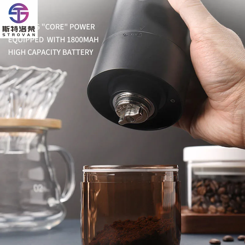 STLF Color Box Hot Selling Portable Mini Electric Coffee Grinder Usb Rechargeable Coffee Grinder for Coffee Bean Made in China B
STLF Color Box Hot Selling Portable Mini Electric Coffee Grinder Usb Rechargeable Coffee Grinder for Coffee Bean Made in China B