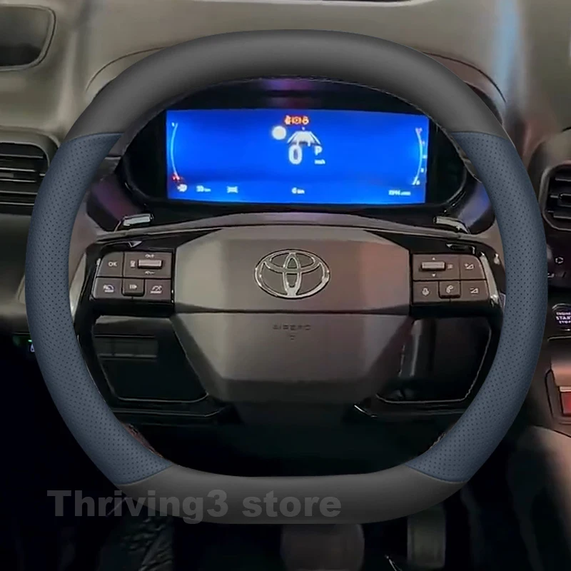Leather Car Steering Wheel Cover For Toyota Proace City EV 2023-2026 Auto Steering Wheel Toyota Proace City 2025 Accessories
Leather Car Steering Wheel Cover For Toyota Proace City EV 2023-2026 Auto Steering Wheel Toyota Proace City 2025 Accessories