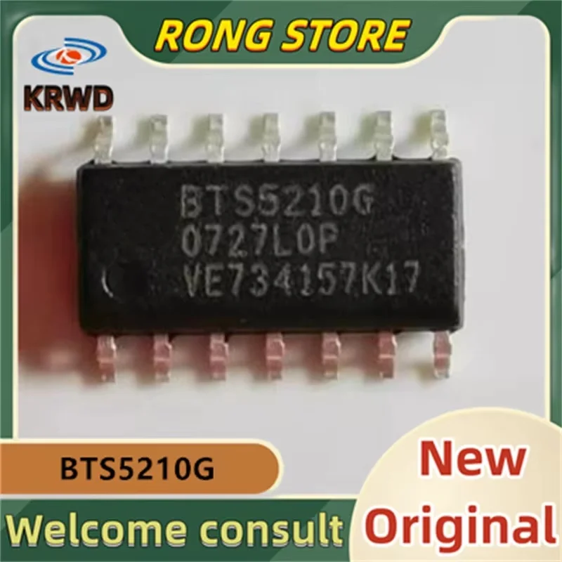 5PCS BTS5210G New and Original Chip IC BTS5210 5210 SOP14 Small lamp control, power switch chip
5PCS BTS5210G New and Original Chip IC BTS5210 5210 SOP14 Small lamp control, power switch chip