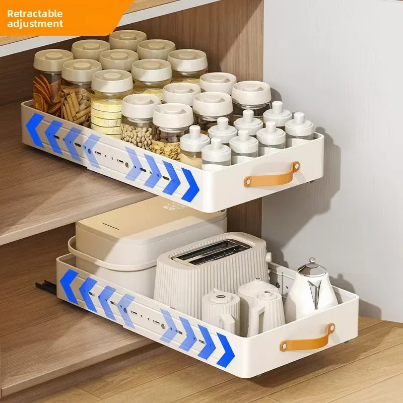 Firm Retractable Kitchen Rack Pull-out Storage Box Cabinet Basket Drawer Type Kitchen Utensil Rack Factory
Firm Retractable Kitchen Rack Pull-out Storage Box Cabinet Basket Drawer Type Kitchen Utensil Rack Factory