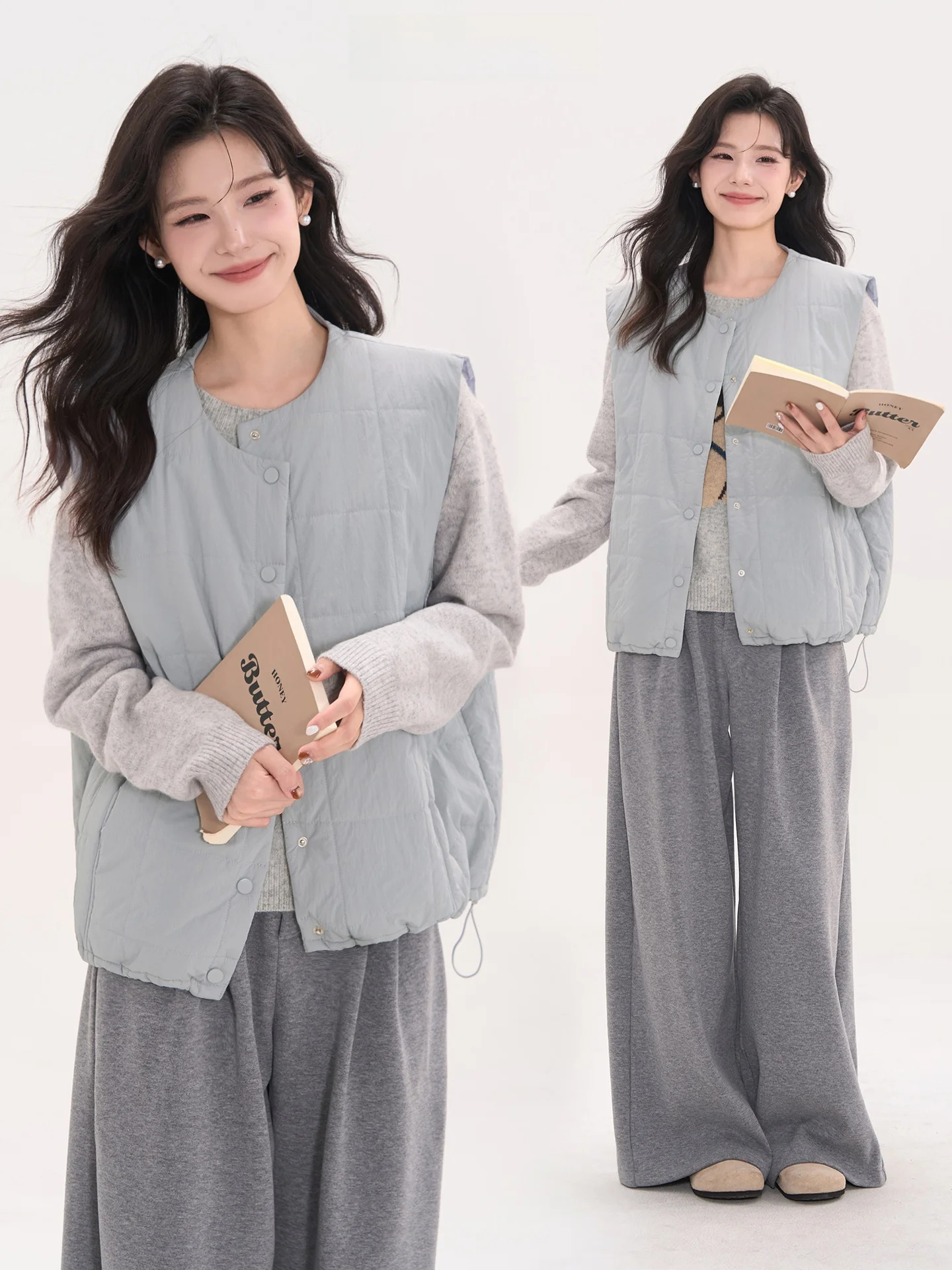 Autumnal Forest Heme Jaet Women's Loose Cotton Vest Versatile round Ne Single Button Closure Casual Outerwear
Autumnal Forest Heme Jaet Women's Loose Cotton Vest Versatile round Ne Single Button Closure Casual Outerwear