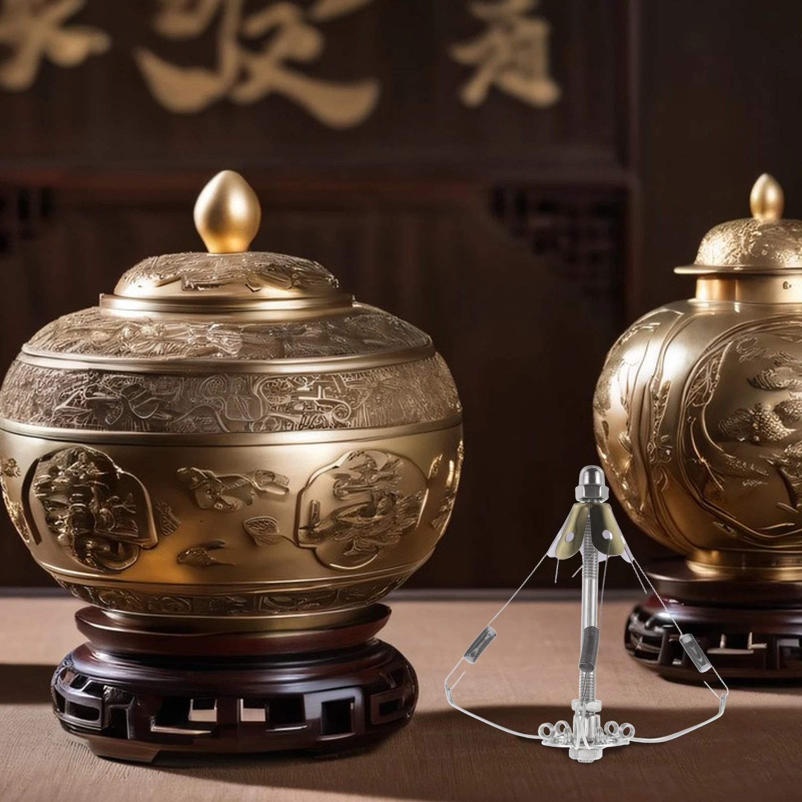 Tower Incense Burner Bracket Censer Ornament Anti Sagging Golden Aluminum Alloy Dishes Metal Stand for Incense Stick Holder
Tower Incense Burner Bracket Censer Ornament Anti Sagging Golden Aluminum Alloy Dishes Metal Stand for Incense Stick Holder