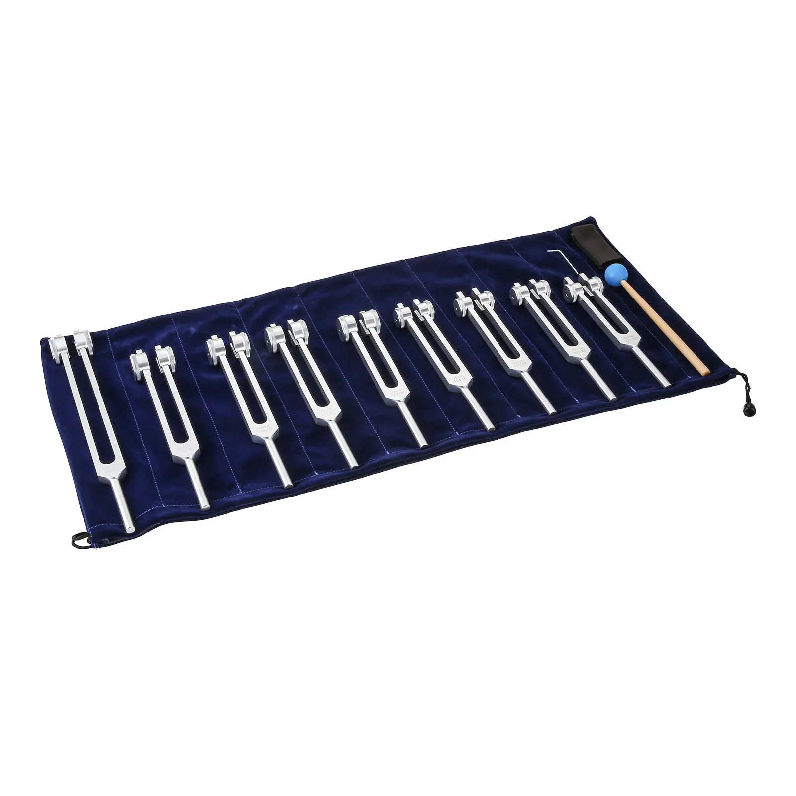 9Pcs Silver Chakra&Soul Heart Tuning Forks Set with Silicone Hammer Bag for Sound Therapy Vibration Musical Instrument Balancing
9Pcs Silver Chakra&Soul Heart Tuning Forks Set with Silicone Hammer Bag for Sound Therapy Vibration Musical Instrument Balancing
