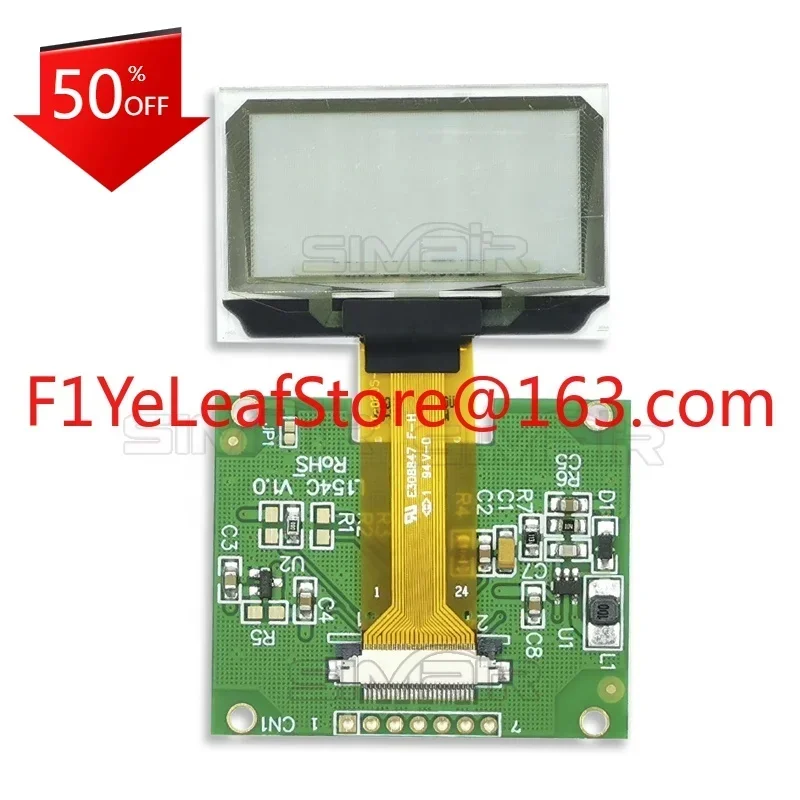 Mono 3.3V 24 Pins Blue SPI I2C IIC SSD1309 1.5'' 128x56 1.51 inch Flexible Panel Transparent OLED Screen Display
Mono 3.3V 24 Pins Blue SPI I2C IIC SSD1309 1.5'' 128x56 1.51 inch Flexible Panel Transparent OLED Screen Display