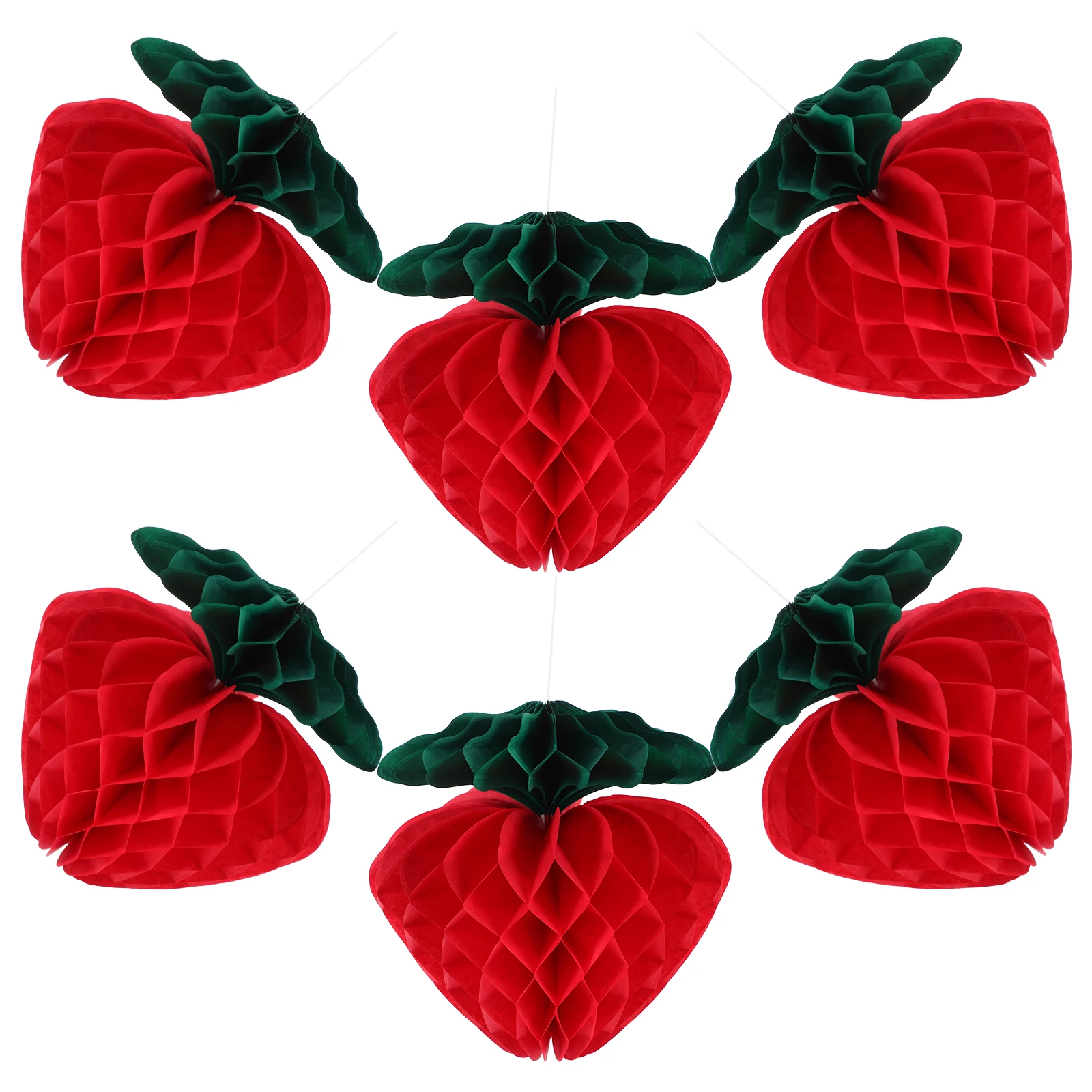6 Pcs Fruit Hanging Honeycomb Birthday Hanging Decor Sphere Strawberry Paper Birthday Baby Shower Centerpieces
6 Pcs Fruit Hanging Honeycomb Birthday Hanging Decor Sphere Strawberry Paper Birthday Baby Shower Centerpieces