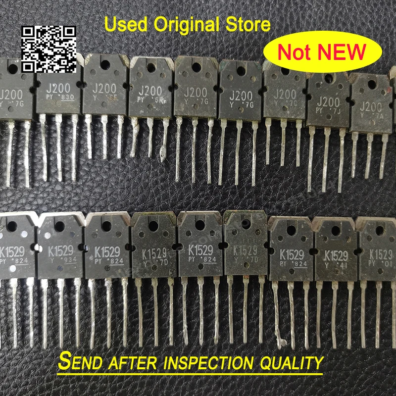 Used 2 шт K1529 J200 2SK1529 2SJ200 TO-247 (1 пара/лот) В наличии Original disassembly
Used 2 шт K1529 J200 2SK1529 2SJ200 TO-247 (1 пара/лот) В наличии Original disassembly